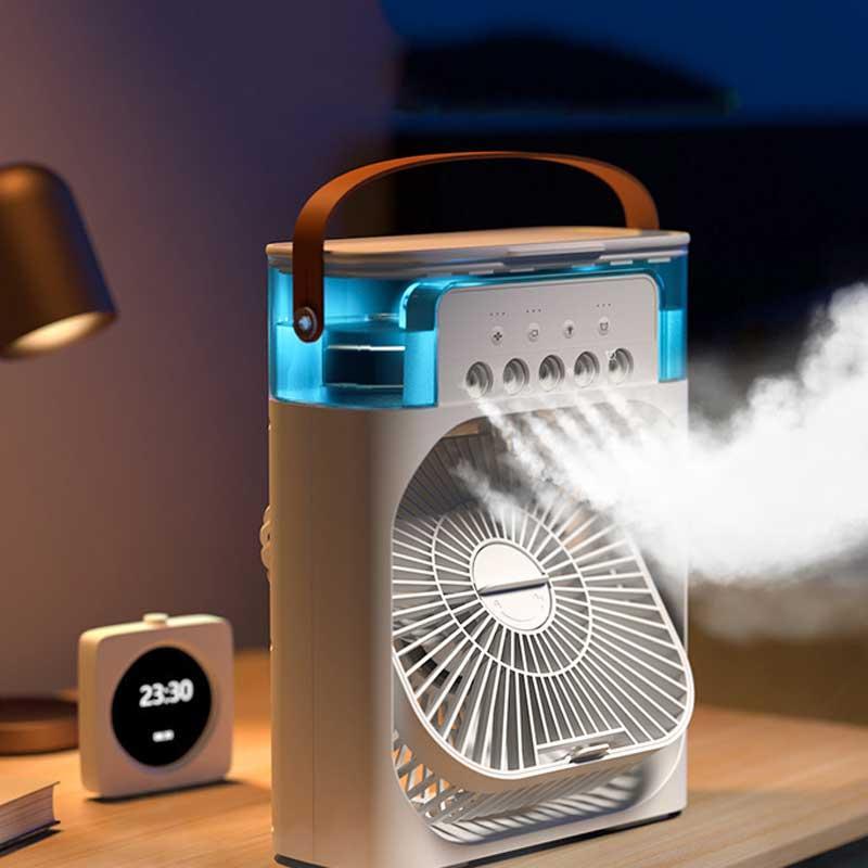 ❄️Portable Mini Air Conditioner – Personal USB Air Cooler | Compact Desktop Air Cooling Fan for Home, Office & Travel