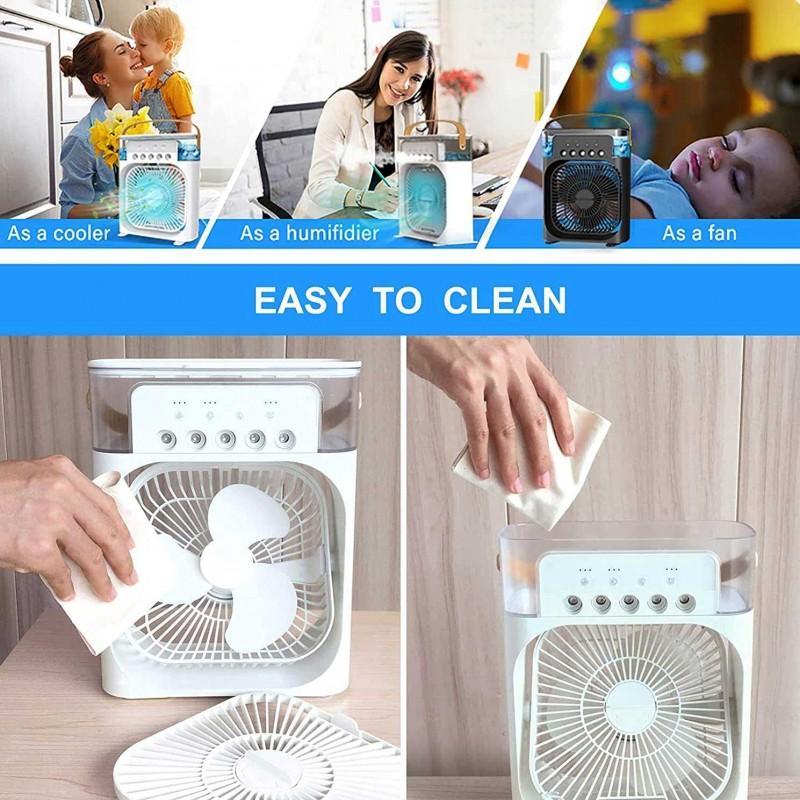 ❄️Portable Mini Air Conditioner – Personal USB Air Cooler | Compact Desktop Air Cooling Fan for Home, Office & Travel