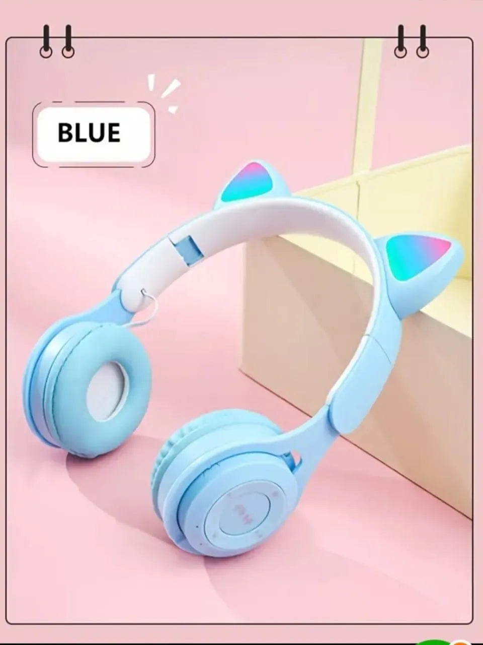 🎧 Wireless Bluetooth Cat Ear Led Headphones – Deep Bass Stereo Sound | Comfortable Over-Ear Headset for Music, Gaming & Calls