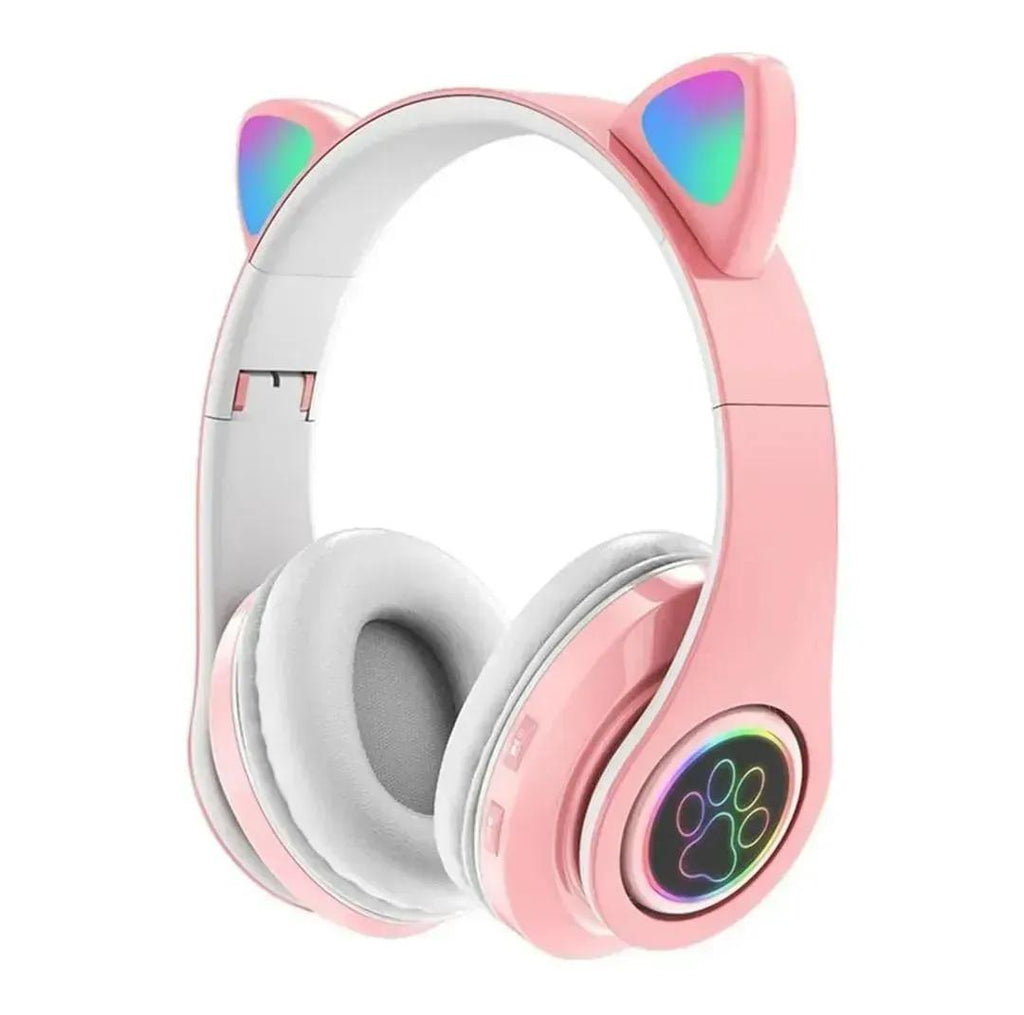 🎧 Wireless Bluetooth Cat Ear Led Headphones – Deep Bass Stereo Sound | Comfortable Over-Ear Headset for Music, Gaming & Calls