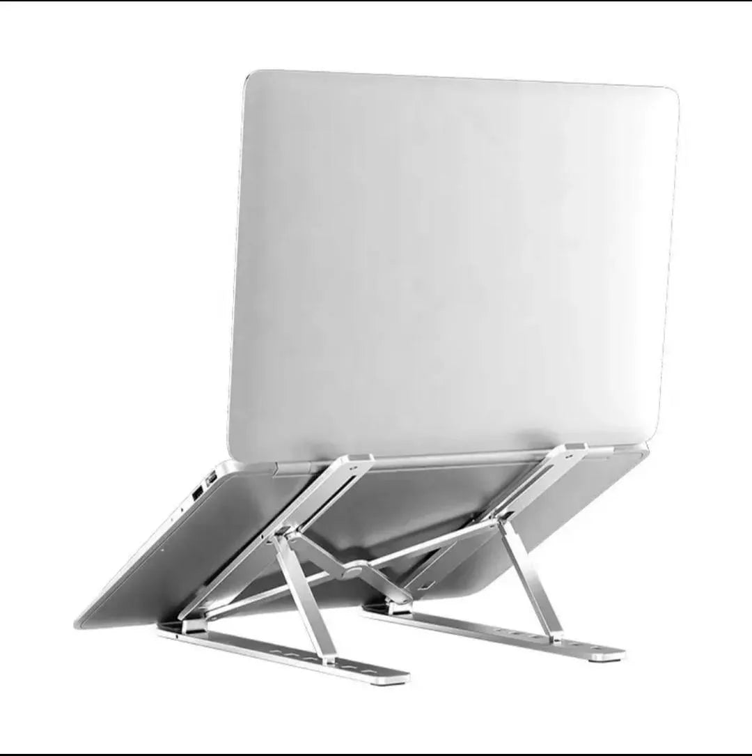 Foldable Aluminium Laptop Stand – Portable Laptop Holder for Desk & Travel