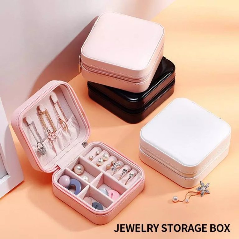 Leather Travel jewellery Box