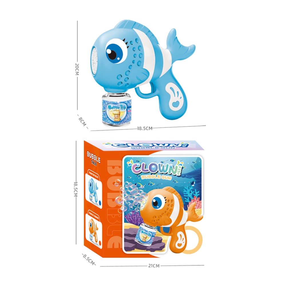 Kids Fish Deign Bubble gun