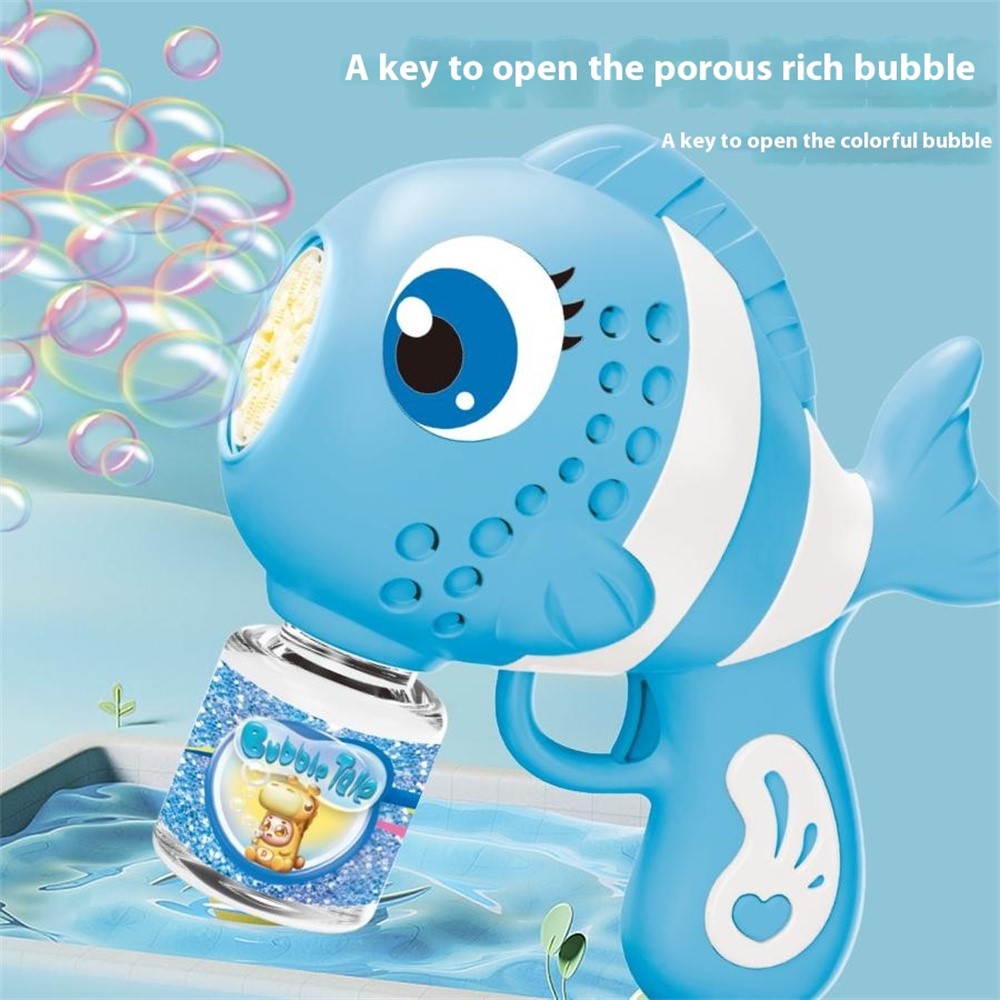 Kids Fish Deign Bubble gun