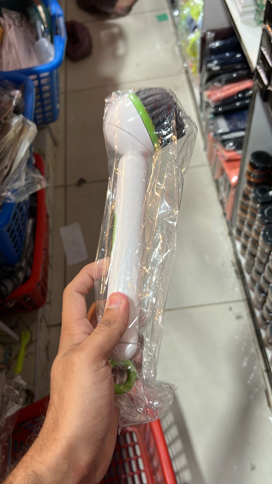 Kitchen Cleaning Brush with Built-in Soap Dispenser