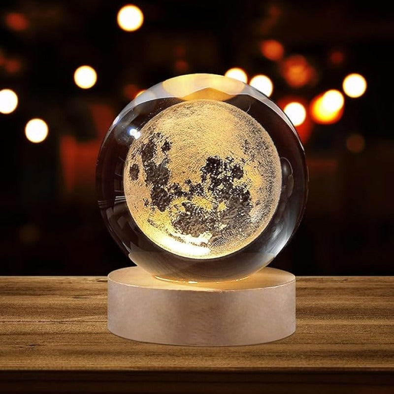 Home decor MOON Shape Crystal Baal
