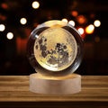 Home decor MOON Shape Crystal Baal