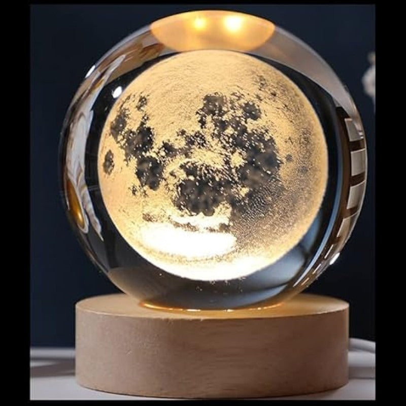 Home decor MOON Shape Crystal Baal