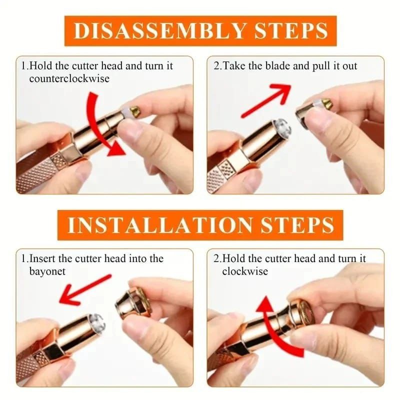 ✨ Blawless 2 In 1 Facial & Eyebrow Hair Remover For Women