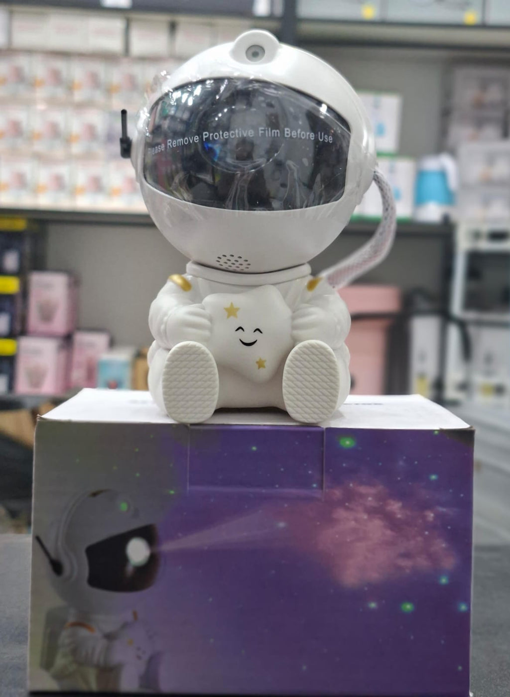 🚀 Astronaut Galaxy Star Projector Night Light 🌌