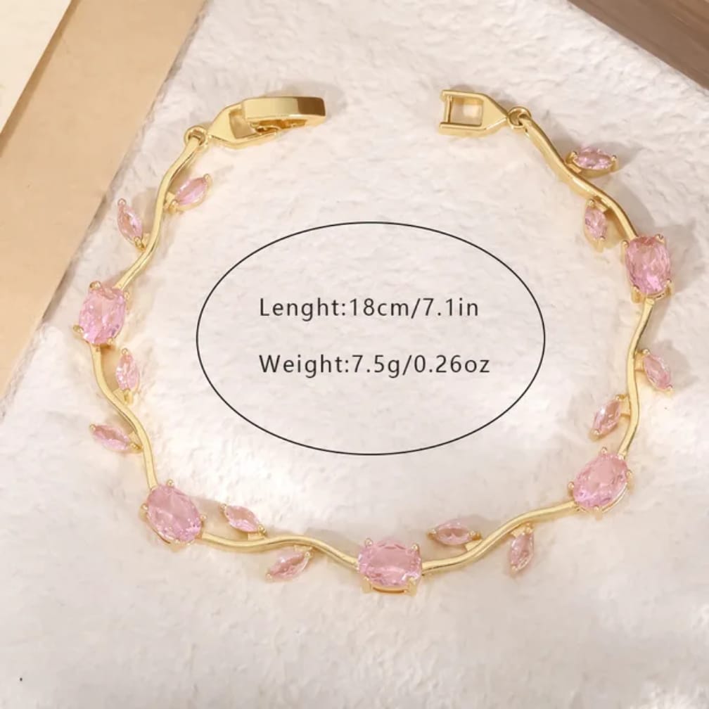 Elegent tulip bracelet for women - premium stainless steel floral jewellery