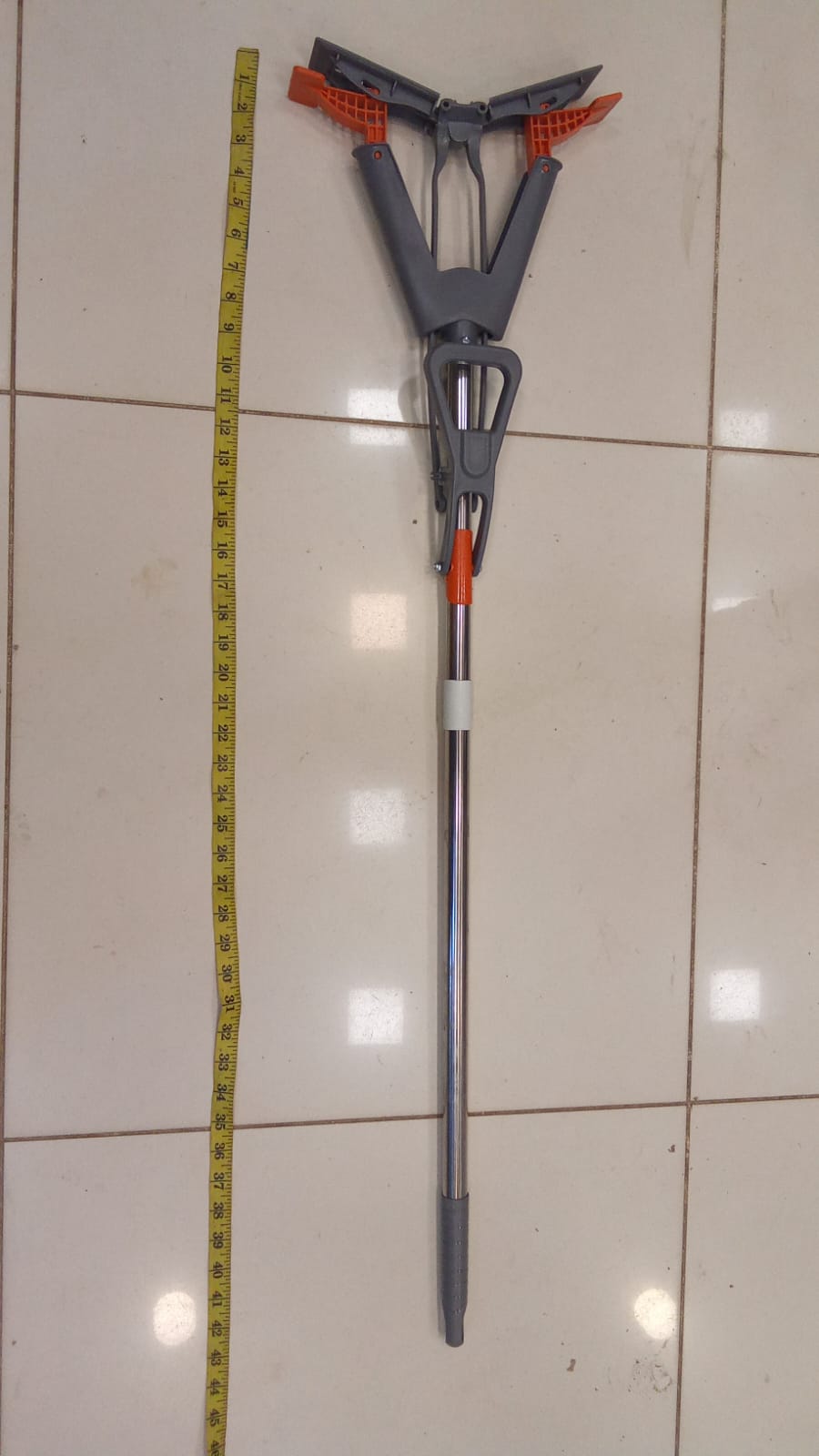 Self-Squeeze Sponge Mop | 42" Hands-Free Floor Cleaning Mop