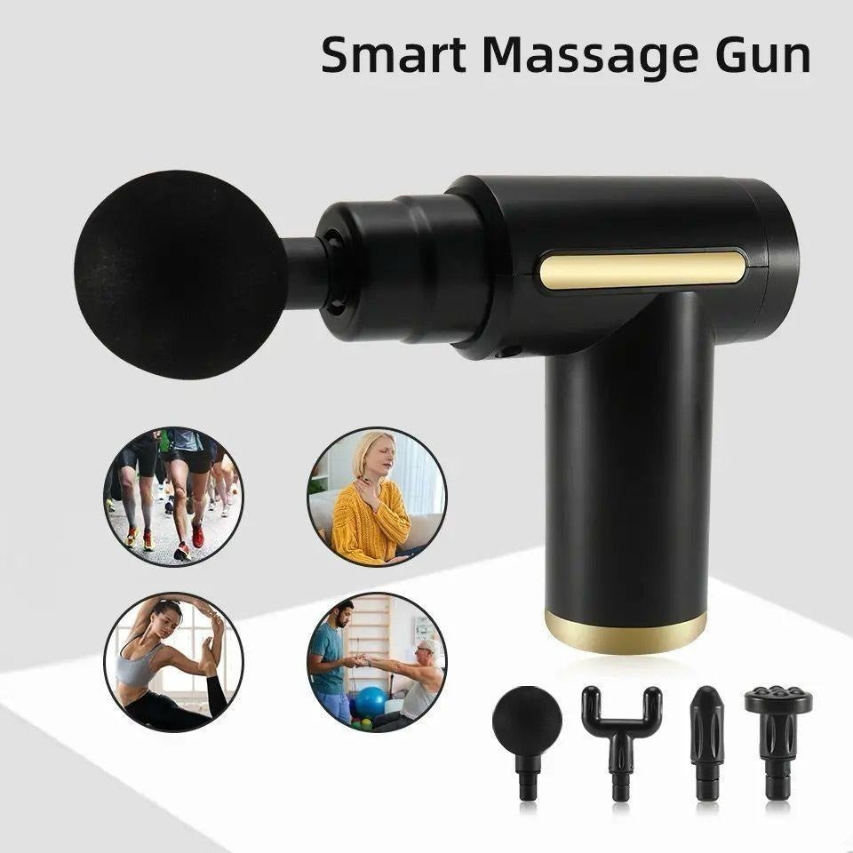 4-in-1 Massage Gun – Deep Tissue Percussion Massager