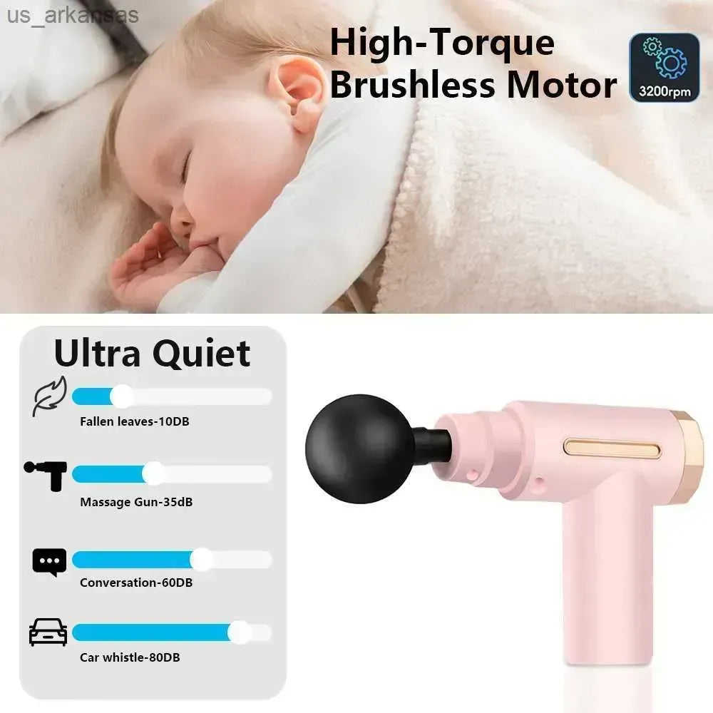 4-in-1 Massage Gun – Deep Tissue Percussion Massager